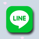 春が来た！LINEのトーク画面に桜舞い散る
